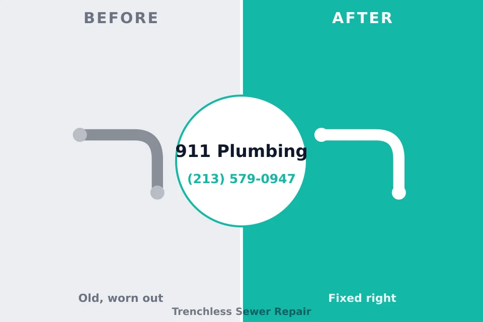 Before and after: plumbing company Red Boiling Springs, TN